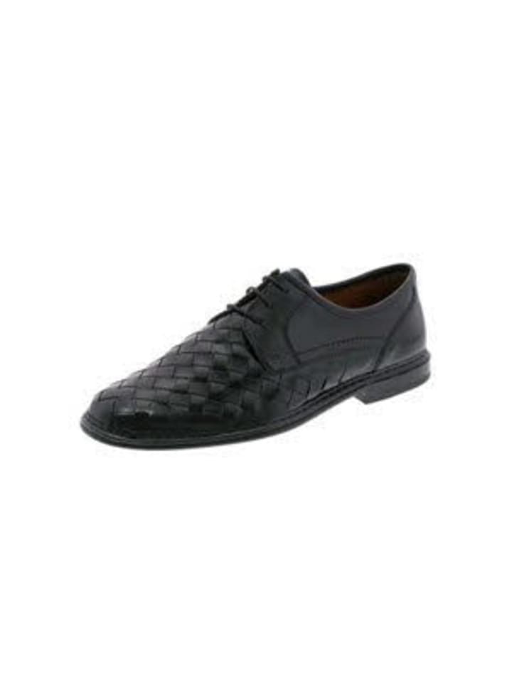Schnürschuhe  in schwarz