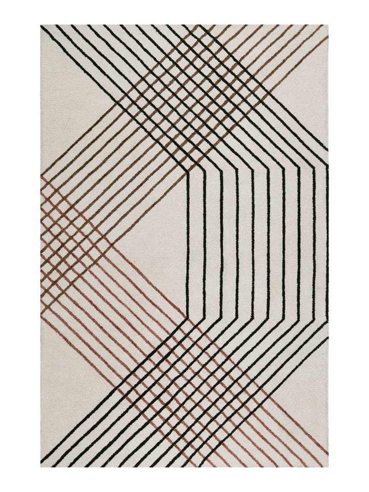 Teppich "Bass" in Beige/Schwarz/Braun