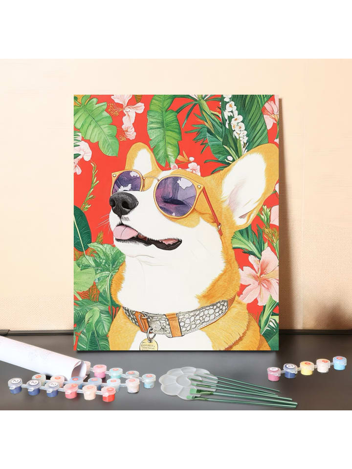 DIY Malen nach Zahlen Set-"Sommerblick"