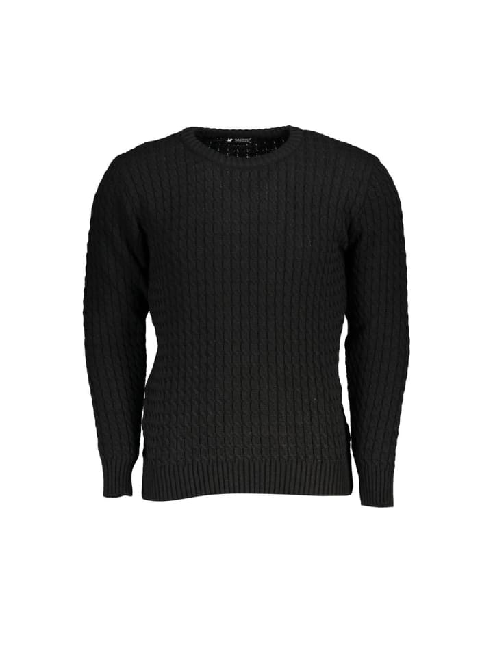 Schwarz Acryl Herren Pullover