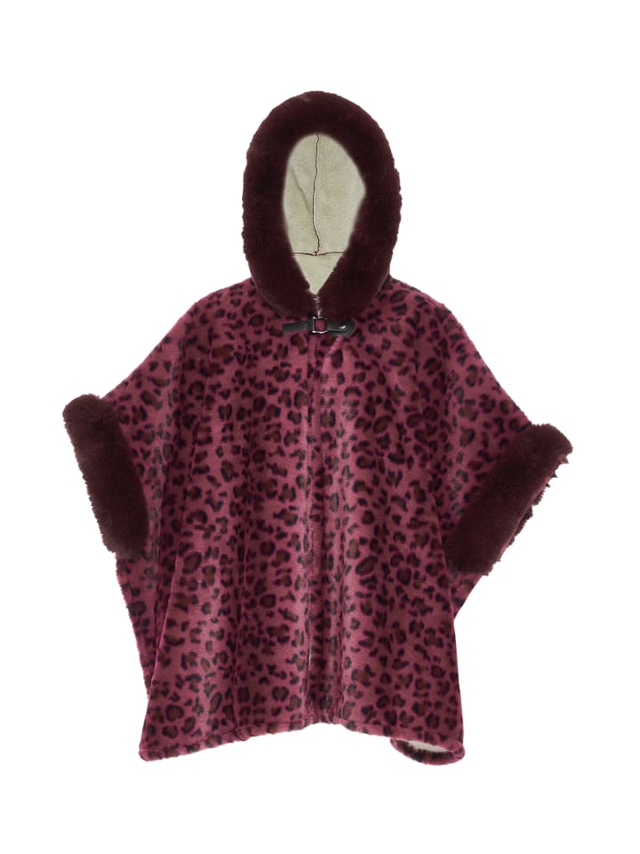 Women Poncho in Lila