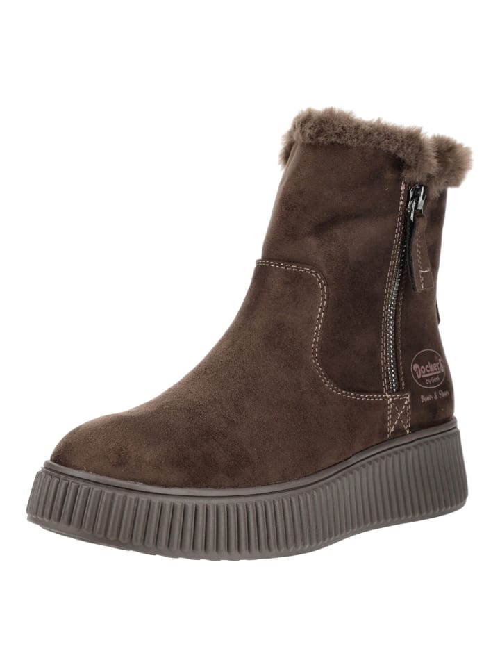 Stiefelette Braun