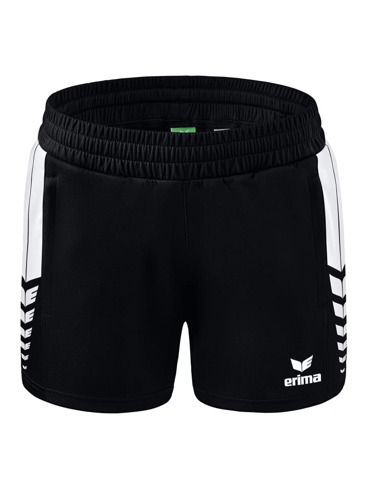 Damen Six Wings Shorts in schwarz/weiss