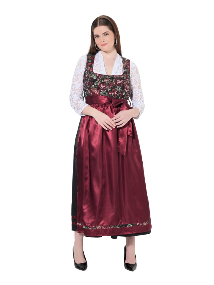 Kleid in weinrot