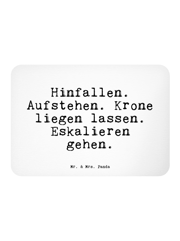 Magnet Hinfallen. Aufstehen. Krone liegen... mi... in Weiß