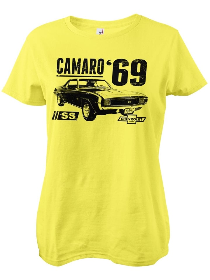 Shirt "Ss 1969 Girly Tee" in Gelb