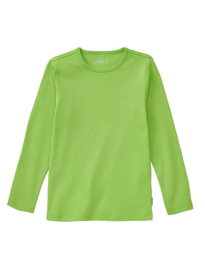 Langarmshirt in grün