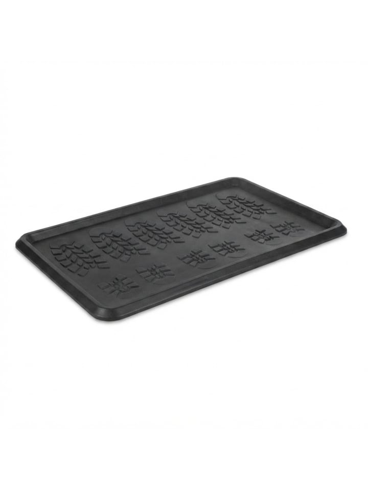 Schuhabtropfschale in Schwarz - (B)80 x (T)40 cm