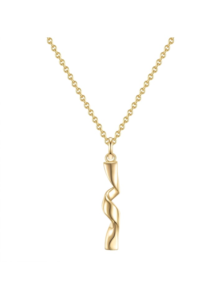 Halskette aus Sterling Silber in gelbgold