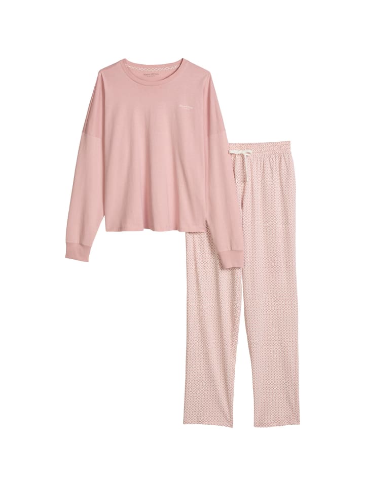 Loungeanzug classic in mauve/mauve print