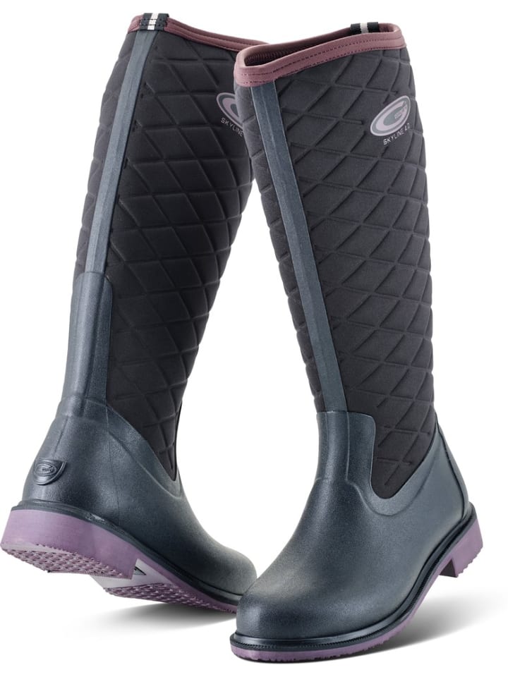 Gummistiefel "Skyline Wellies" in Schwarz