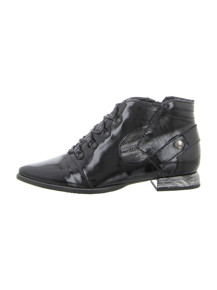 Komfort Stiefeletten in Schwarz