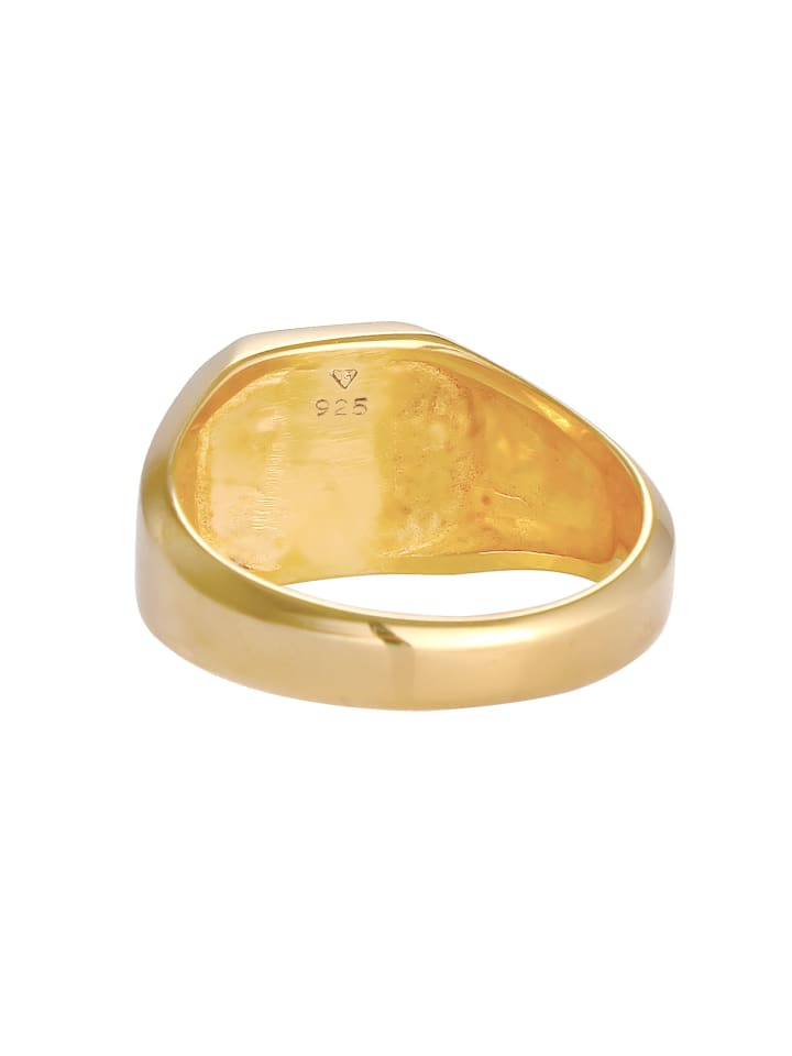 KUZZOI Ring 925 Sterling Silber Siegelring in Gold günstig kaufen | limango