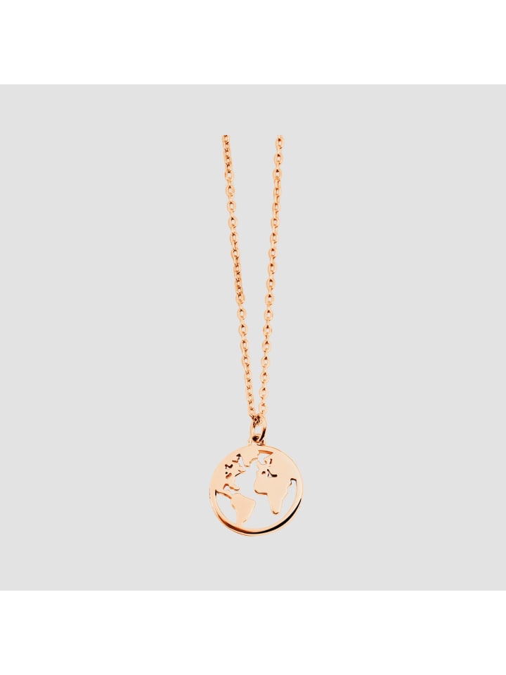 Damen Halskette mit Anhänger – aus 925 Silber in gold