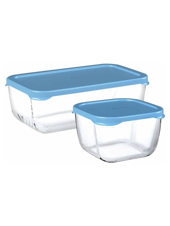 Pasabahce Fleece Vorratsdose Aufbewahrungsbehälter 785cc transparent g in Grün