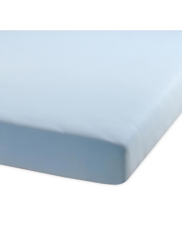 Spannbettlaken Multi-Stretch in hellblau
