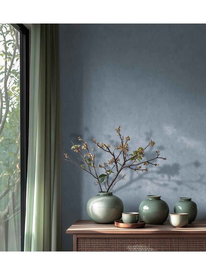 Tapete Soft Concrete in Himmelblau