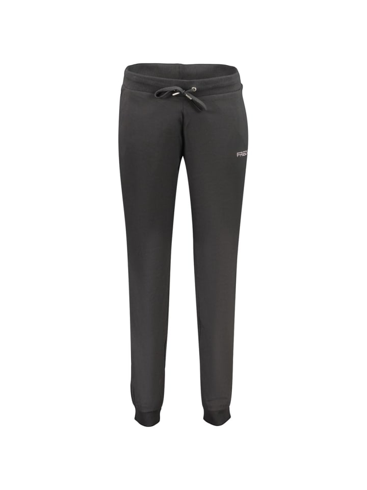 Schwarz Damen Hose aus Baumwolle