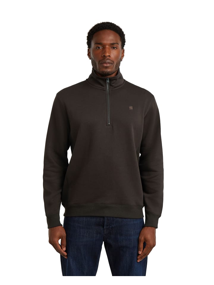 Premium Core Half Zip Sweater ganache