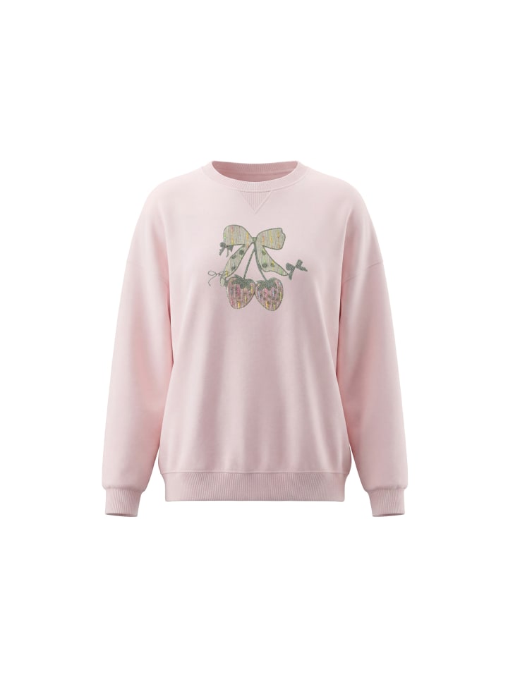 Women Sweatshirt in Light Rose