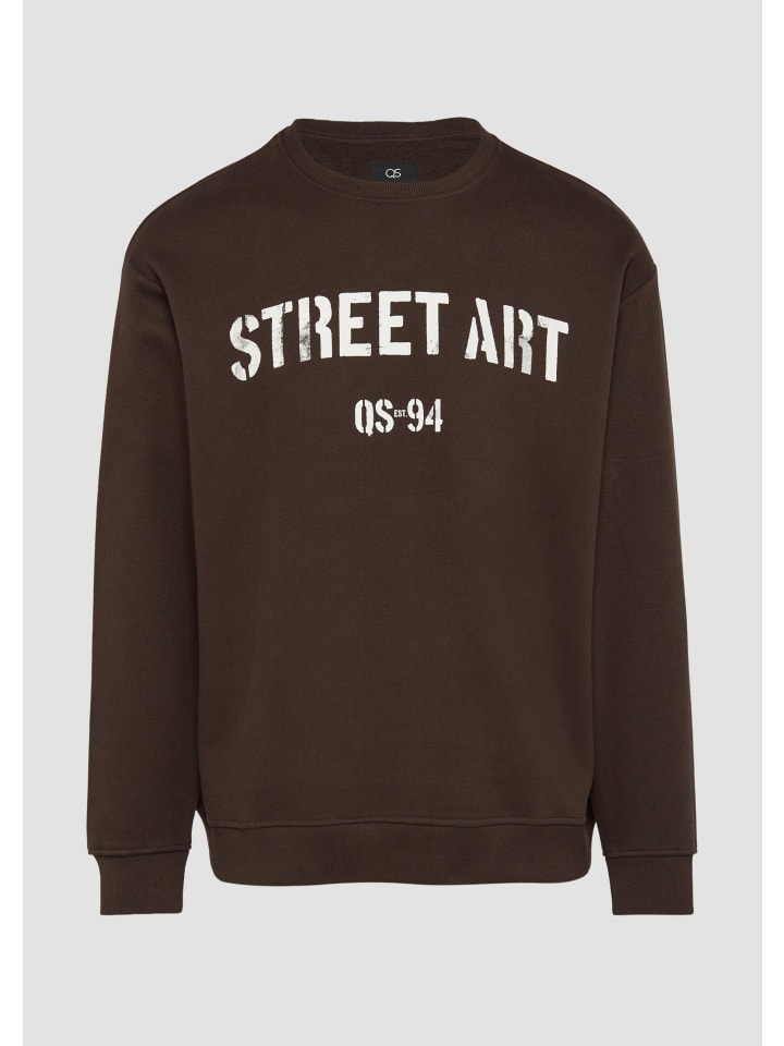 Sweatshirt  in  89D0_dunkelbraun