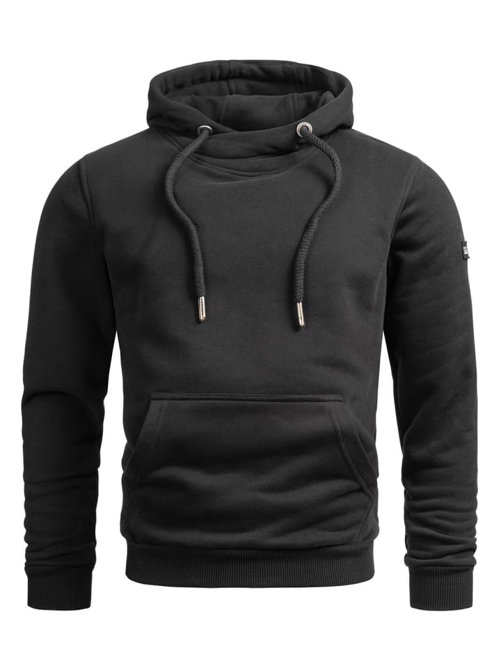 Hoodie Alessandro Salvarini Herren Hoodie AS295 in Schwarz