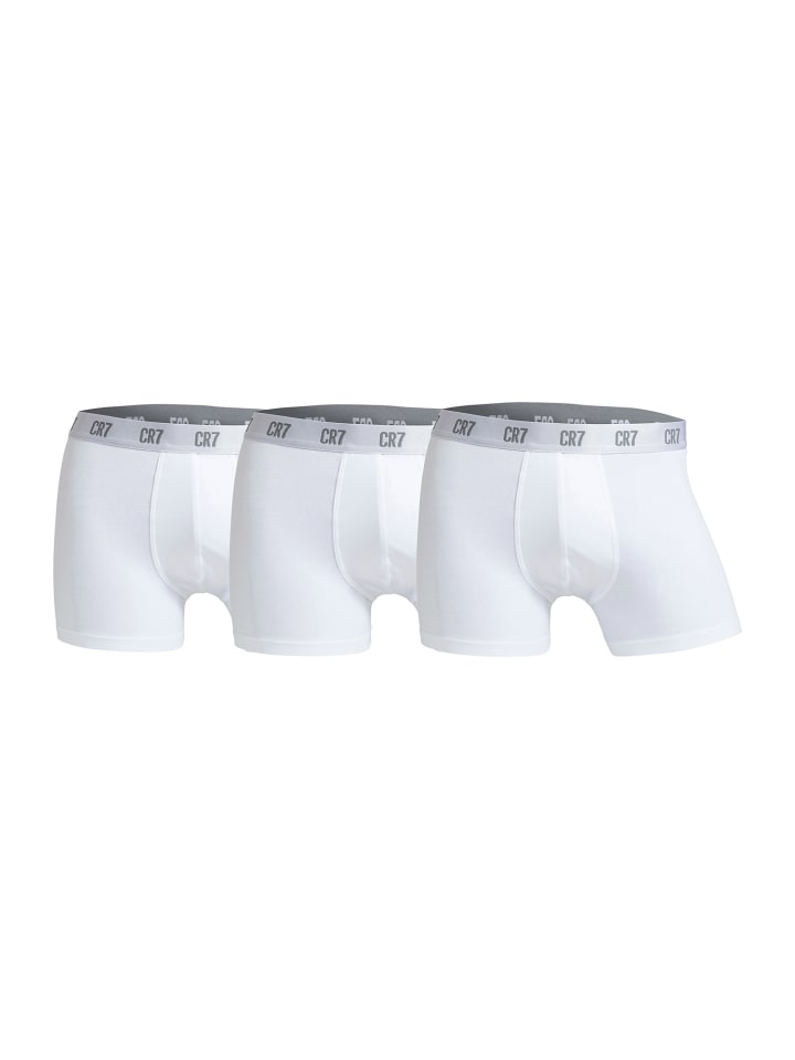 Retroshorts BASIC 3-Pack in Weiß