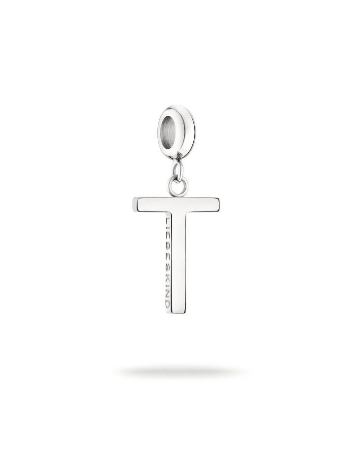 Anhänger T in silber