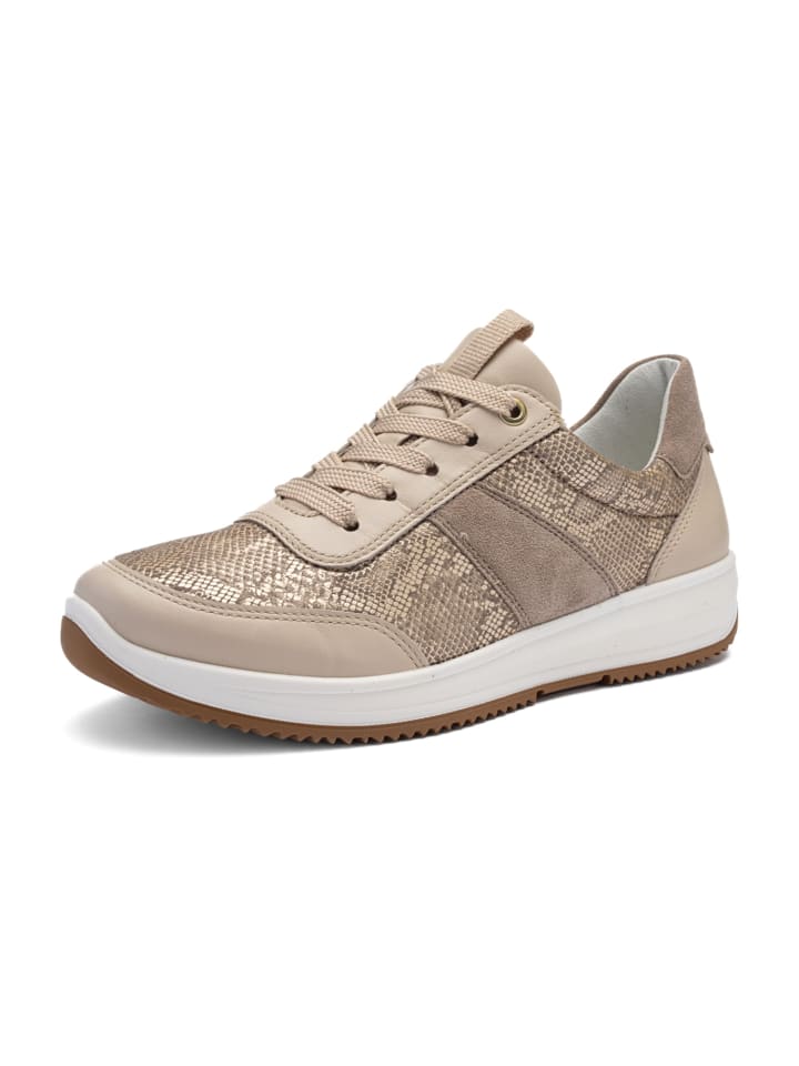Klassische Schnürschuhe in Gold