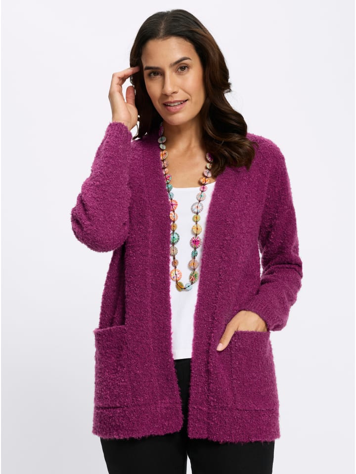 Strickjacke in erika