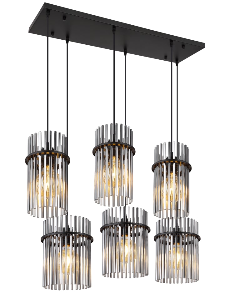 Hängeleuchte "GORLEY" in black
