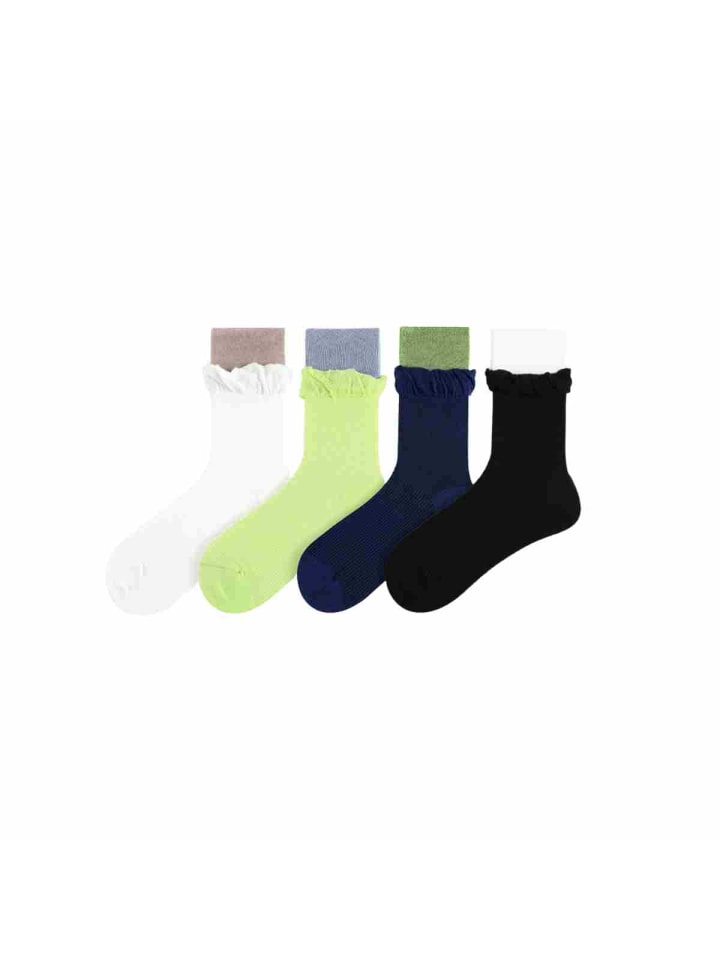 4er-Set 'Kontrast' Socken