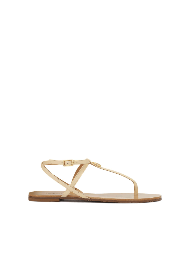 Sandaletten in Creme