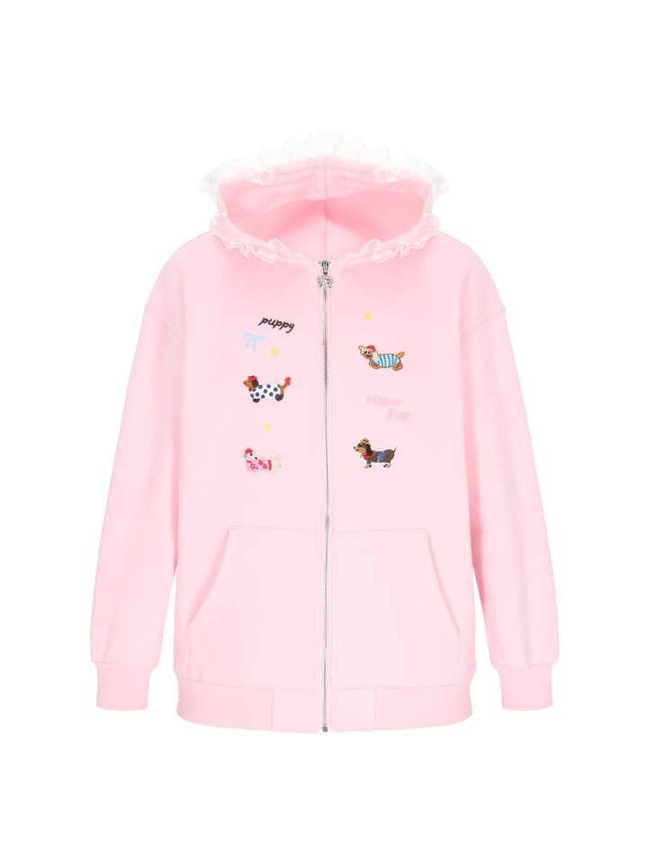Women Hoodie in light rose