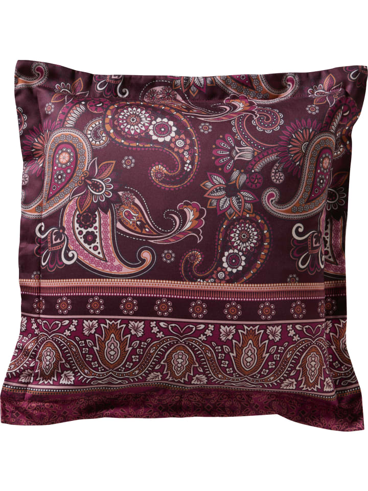 Mako-Satin Kuschelkissenbezug in sand