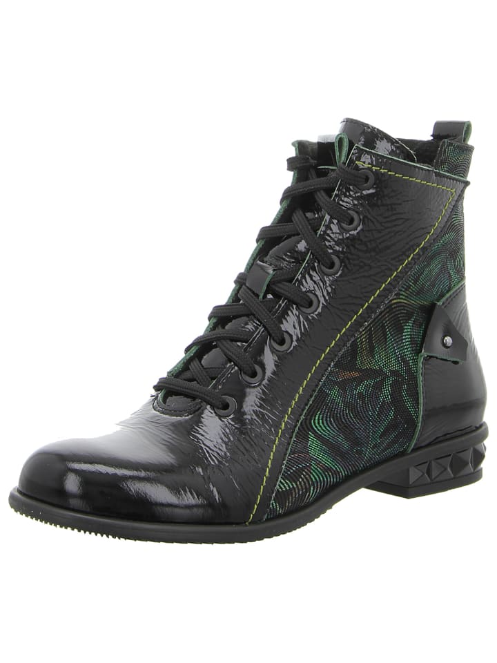 Stiefelette in schwarz