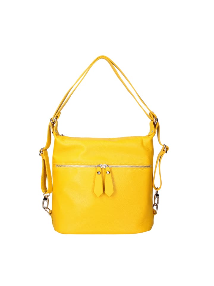 Schultertasche Convertible Rucksack in YELLOW