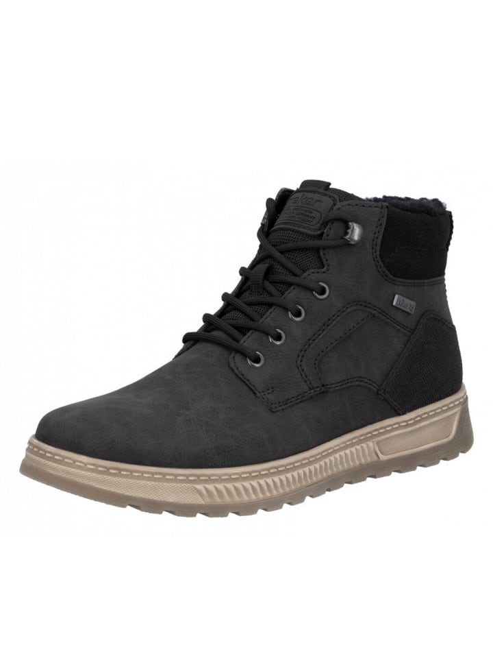 Schnürstiefel in Schwarz