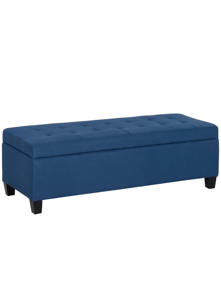 Sitzbank in Blau 125L x 49B x 41,5H cm