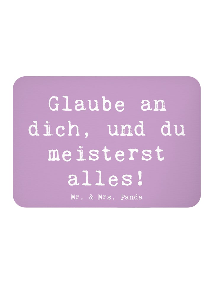 Kühlschrankmagnet Spruch Stolpersteine im Allta... in Lavendeltraum