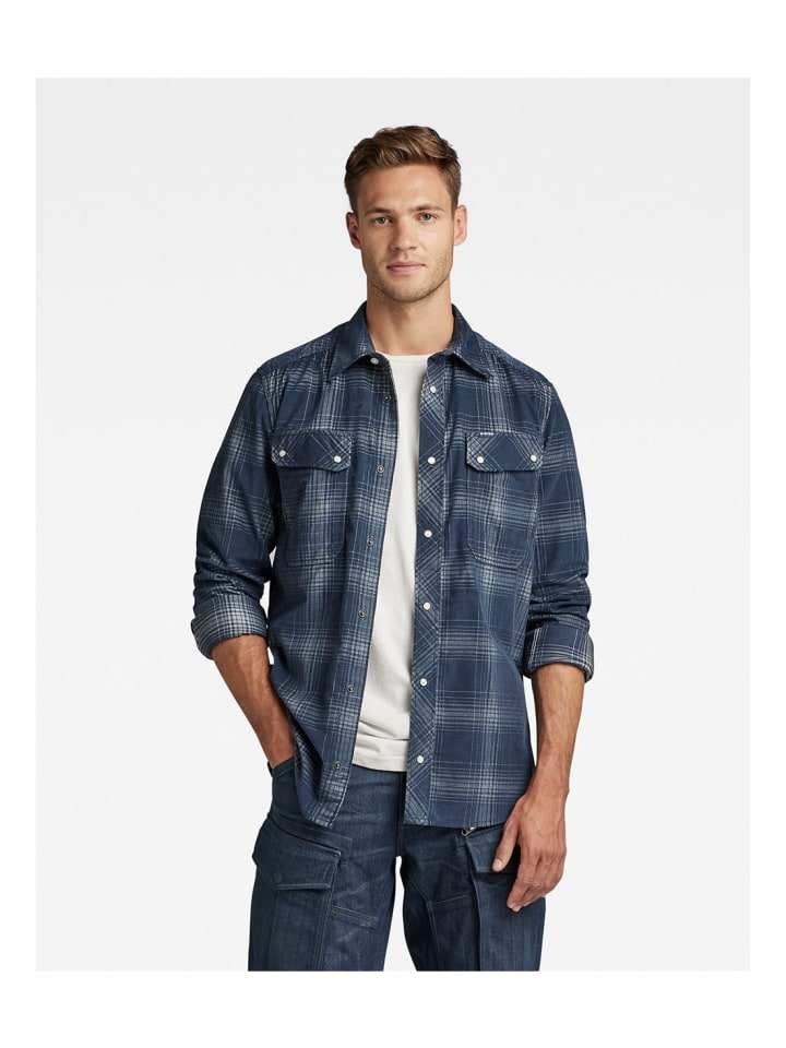 STAR Worker Slim Shirt in Mehrfarbig