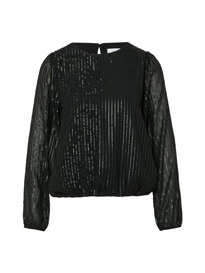 Bluse in schwarz