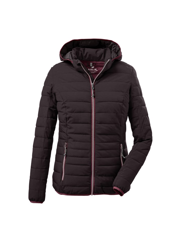 Steppjacke Uyaka in Pflaume