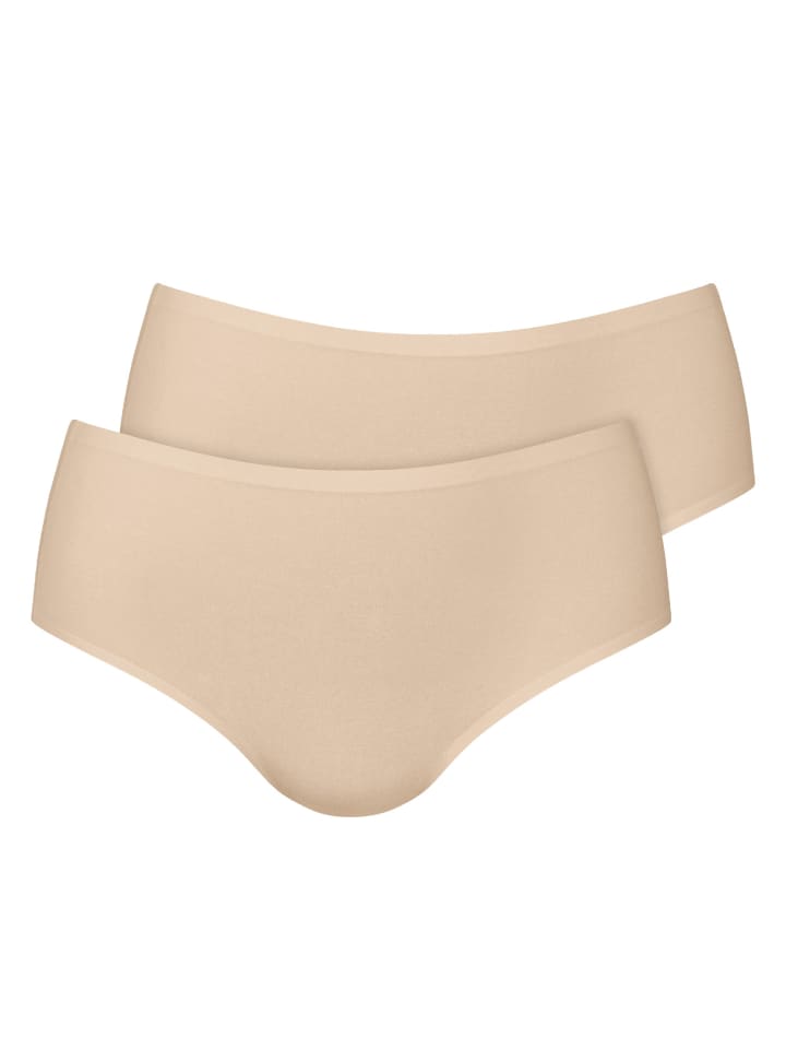 2er Pack High Waist String in desert