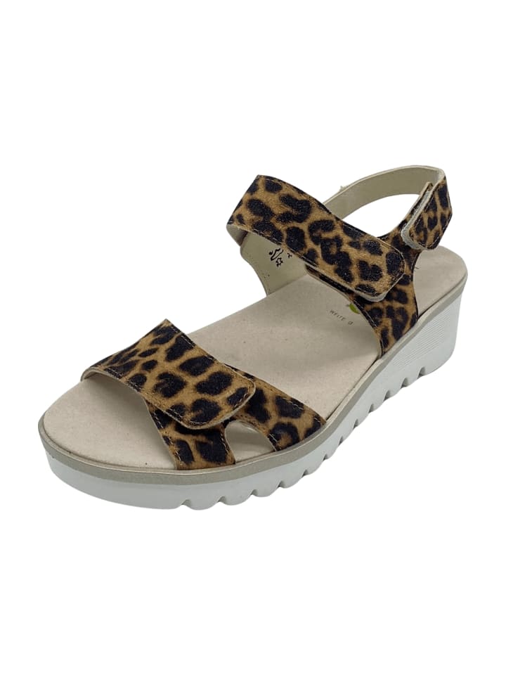 Komfort Sandalen in Animal