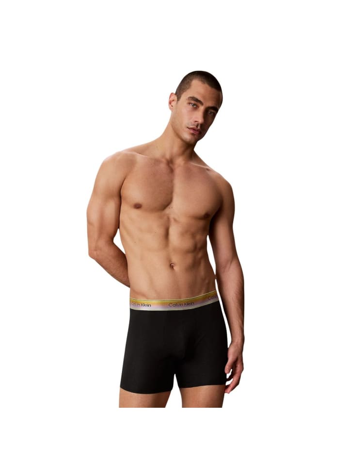 Schwarz Baumwolle Boxershorts