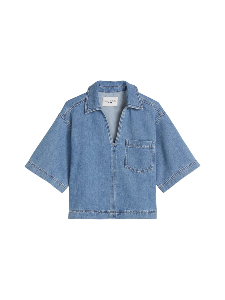 Jeans-Tunika loose in Medium Blue