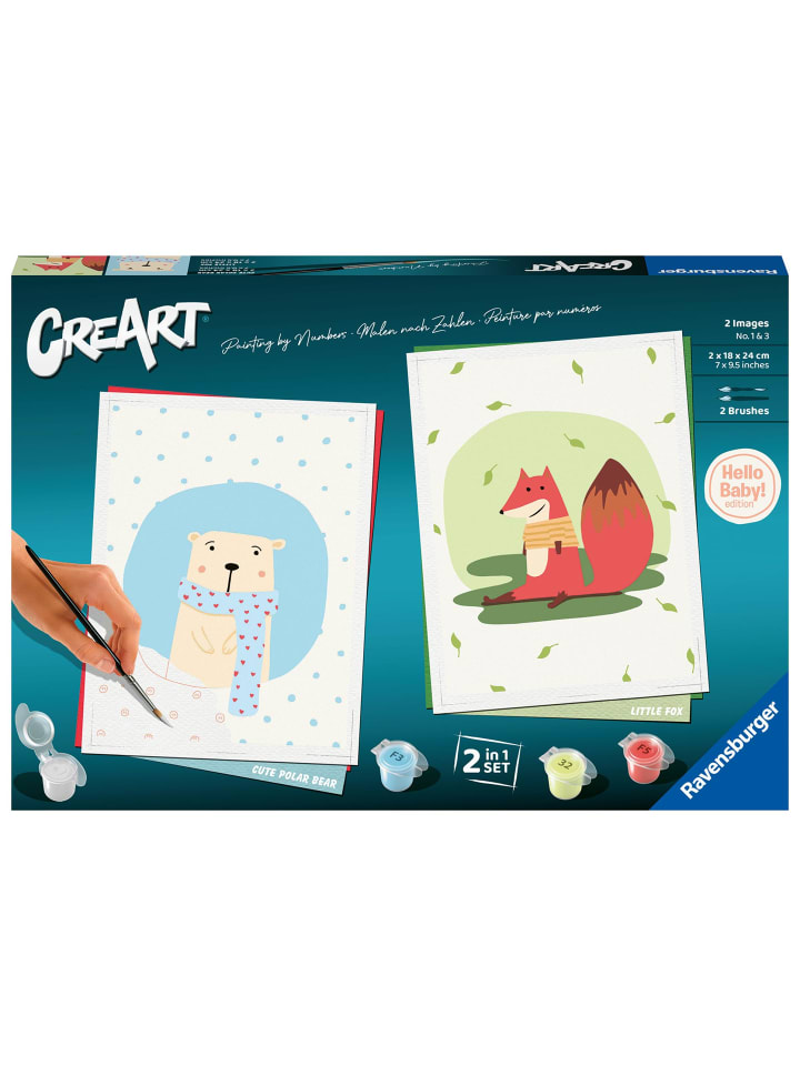 CreArt - Malen nach Zahlen 23655 - Ab 3 Jahren