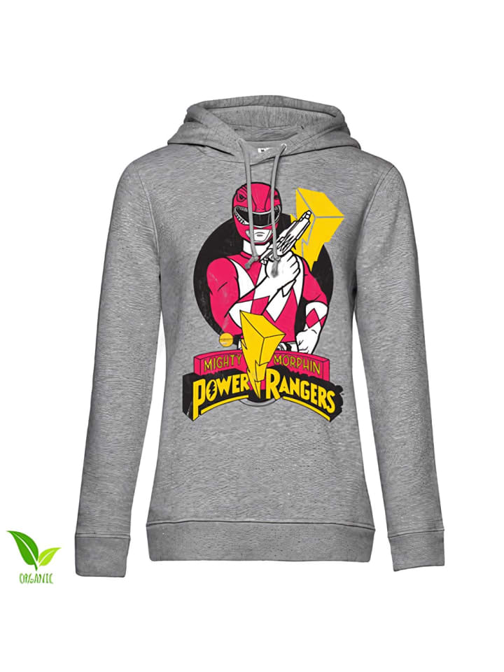 Hoodie "Red Ranger Pose Girls Hoodie" in Grau