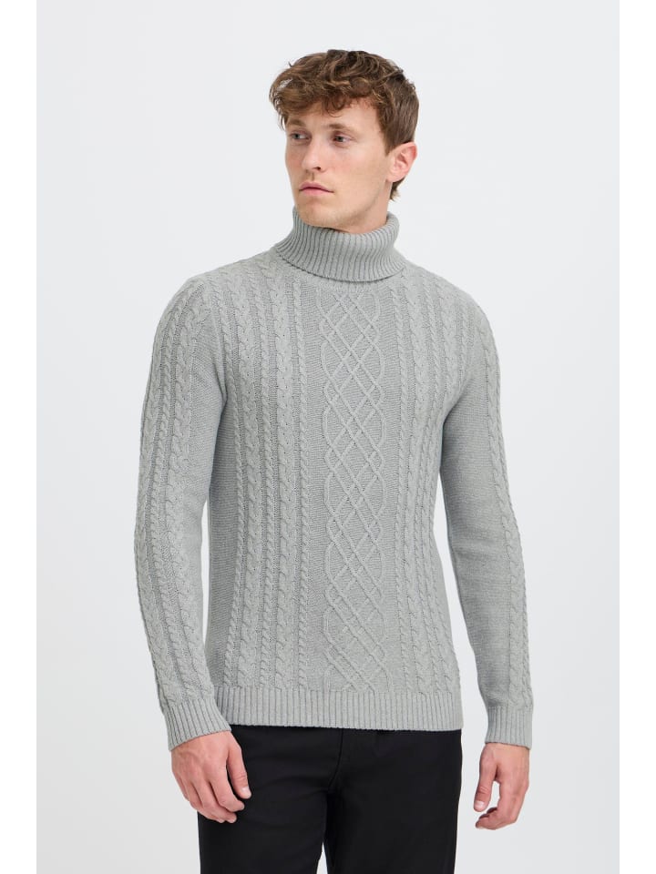 Rollkragenpullover PRJamelio in Grau